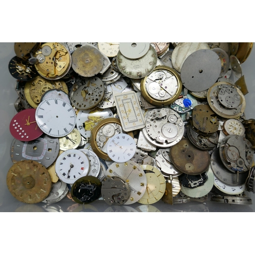 7223 - A collection of wristwatch movements