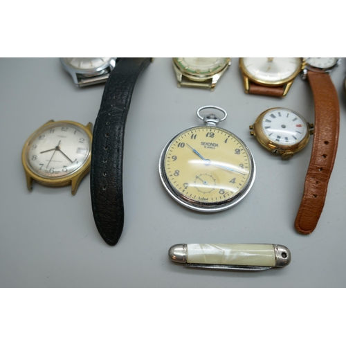 7224 - A collection of wristwatches including Limit and Timex