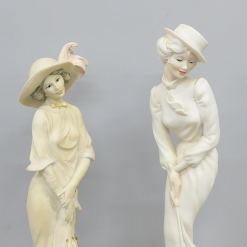 2002 - Two Florence Giuseppe Armani lady figures, Lady Playing Golf, with box, and 