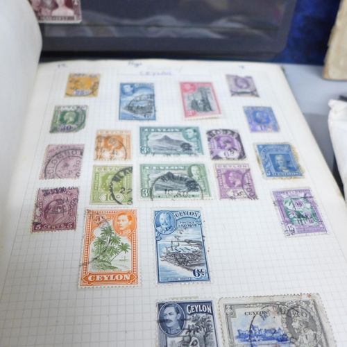 2081 - A collection of stamps, some Victorian, seven 1948 Olympics, other commonwealth and worldwide