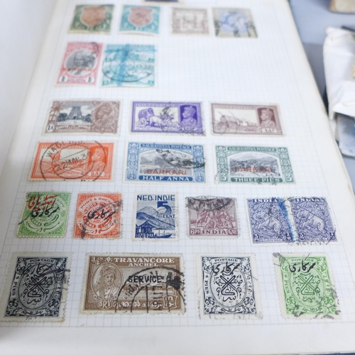 2081 - A collection of stamps, some Victorian, seven 1948 Olympics, other commonwealth and worldwide