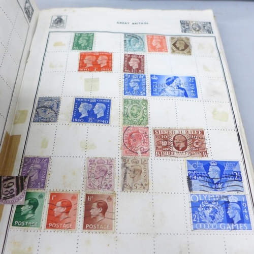 2081 - A collection of stamps, some Victorian, seven 1948 Olympics, other commonwealth and worldwide