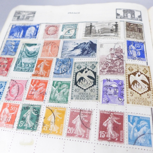 2081 - A collection of stamps, some Victorian, seven 1948 Olympics, other commonwealth and worldwide