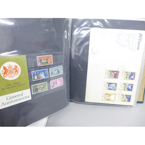 2088 - Stamps; a collection of first day covers, loose in an album, 1960s to 1980s, approximately 95 in tot... 