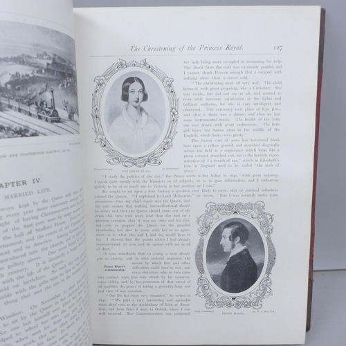 2093 - A hardback book - Queen Victoria Her Life and Empire, printed by Eyre and Spottiswoode, published by... 