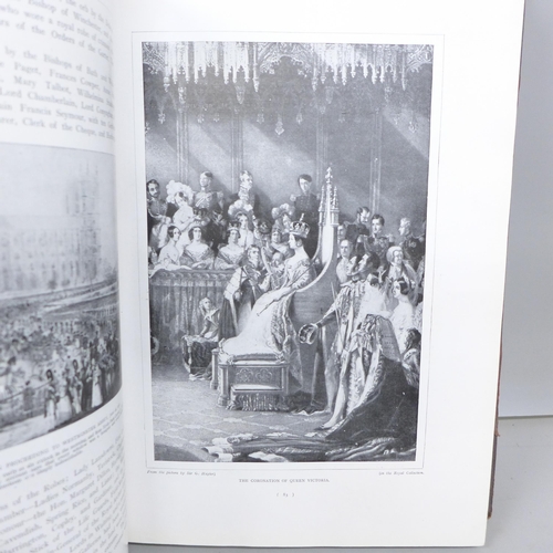 2093 - A hardback book - Queen Victoria Her Life and Empire, printed by Eyre and Spottiswoode, published by... 