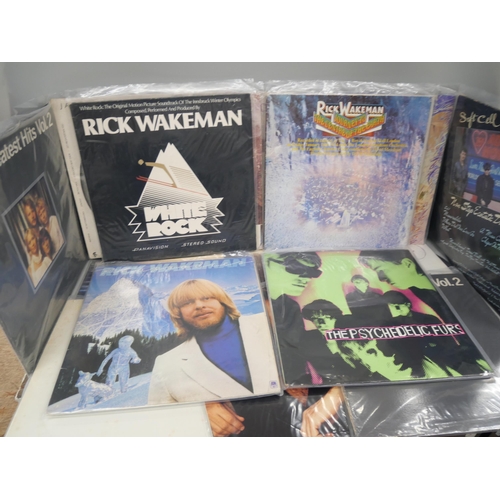 2118 - A collection of 30 rock and pop LP records