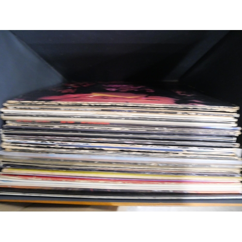 2124 - A collection of rock LP records including The Who, Poison, Deep Purple, David Bowie, Neil Young, Fle... 