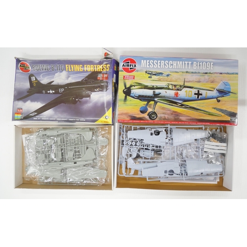 2139 - Three Airfix model kits, boxed, including VE-Day set with one plane made