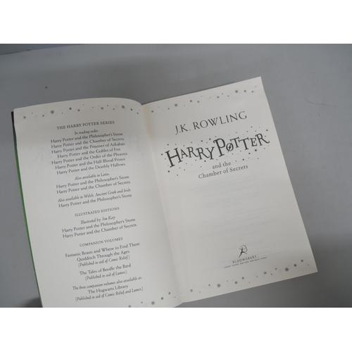 2174 - A collection of five first edition Harry Potter books, comprising two Order of the Phoenix, two The ... 