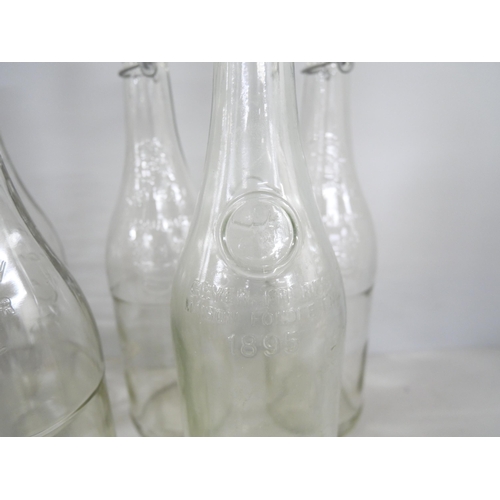 2205 - Set of five Artisan Limonadier France bottles