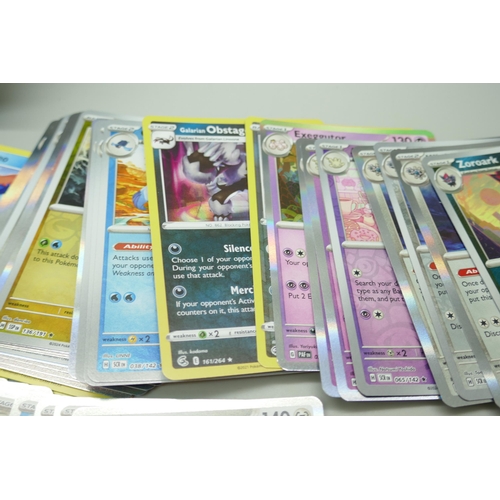 2248 - A large collection of holographic and black star non holo rare Pokémon cards