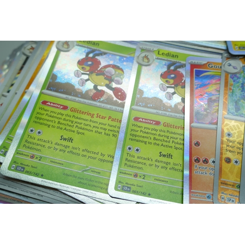 2248 - A large collection of holographic and black star non holo rare Pokémon cards