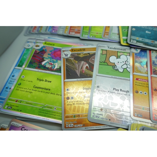 2253 - A large collection of holographic Pokémon cards