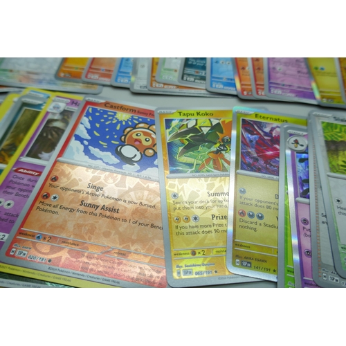 2253 - A large collection of holographic Pokémon cards