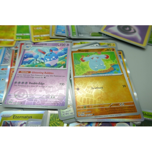 2253 - A large collection of holographic Pokémon cards