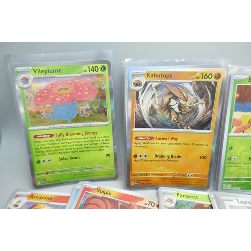 2255 - A large collection of ‘151’ scarlet and violet Pokémon cards including holographic