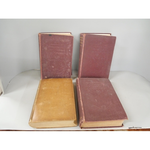 2260 - A collection of books includes four Harmsworth Encyclopedia, The Spinners signed copy, five Giles Ca... 