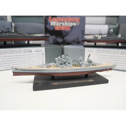 2274 - A collection of 39 Atlas Editions DE Agostini model Legendary Warships of WWII, one lacking box **PL... 