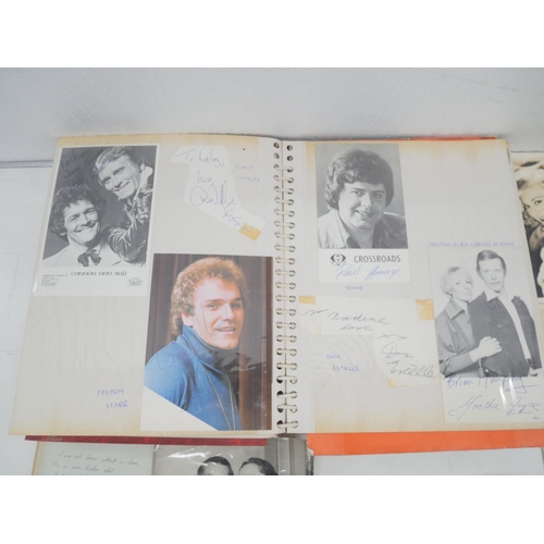 2290 - A collection of signed and facsimile autograph photographs, actresses and actors, sport, music, many... 