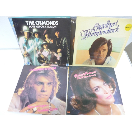 2324 - Five boxes of LP records including one The Beatles, easy listening, classical and some pop**PLEASE N... 