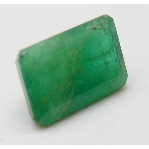 7163 - A loose emerald, weight 5.4 carats