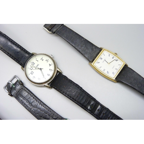 7246 - Five wristwatches including MuDu and Everite