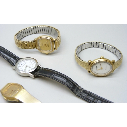 7256 - A collection of wristwatches including Sekonda, two Favre-Leuba , Lorus, etc.