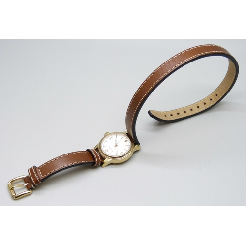 7257 - A lady's double wrap Burberry wristwatch, 32mm including crown