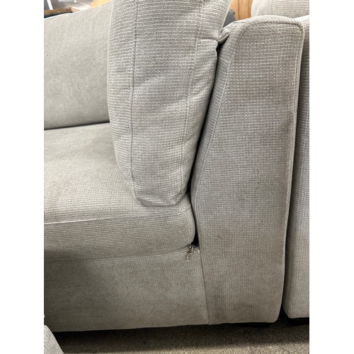 3277 - A Rockford fabric modular corner sofa with footstool,(transit marked) original RRP £1499.99 + VAT (4... 