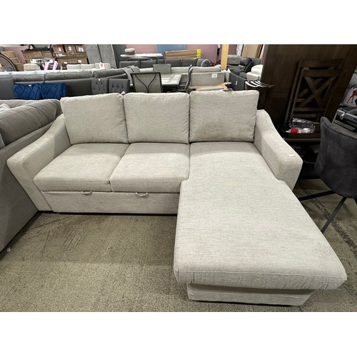 3297 - Aria coddle beige sofa bed (transit marked), original RRP £916.66 + VAT (4225-6) *This lot is subjec... 