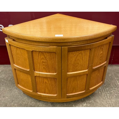 62 - A Nathan Squares teak corner cabinet