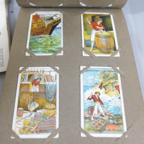 2306 - A large collection of cigarette and tea cards, loose and in albums, including Will's cricketers 1928... 