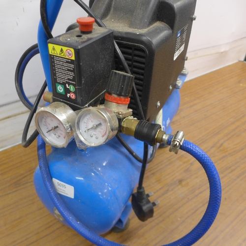 5035 - A Draper DTL S053-1YF, 230V, 8 litre air compressor