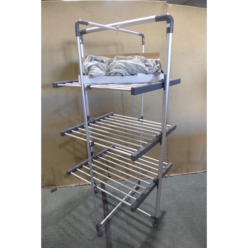 6020 - Black & Decker heated tower airer, original RRP £99.99 + VAT (353-275) *This lot is subject to VAT