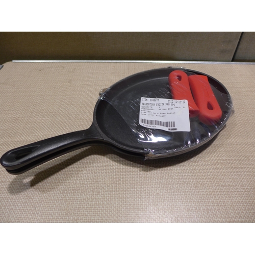 6027 - Tramontina cast iron fajita pans and a Magimix Nespresso Citiz black coffee machine, original RRP £1... 