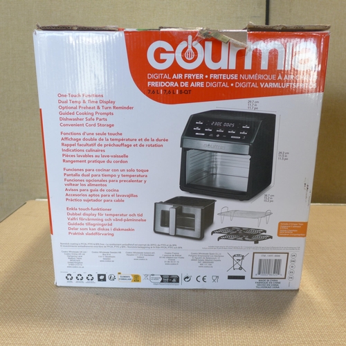 6037 - Gourmia window air fryer (353-257) *This lot is subject to VAT