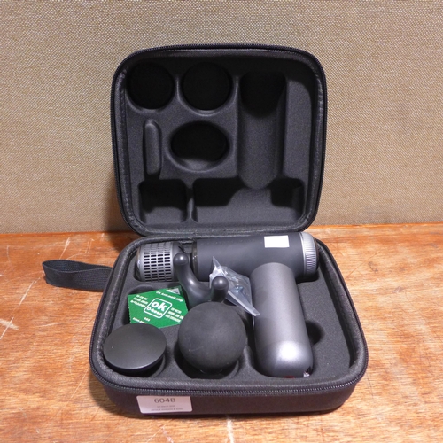 6048 - Sharper Image massage gun  (353-525) *This lot is subject to VAT