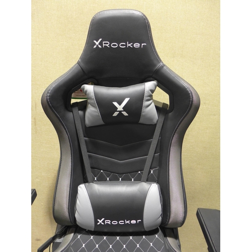 6135 - Xrocker Opal gaming chair (LED not working) original RRP £164.99 + VAT (353-196) *This lot is subjec... 