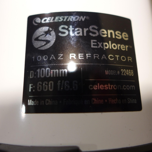 6137 - Celestron Starsense Explorer Dx 100 telescope, original RRP £199.99 + VAT (353-678) *This lot is sub... 