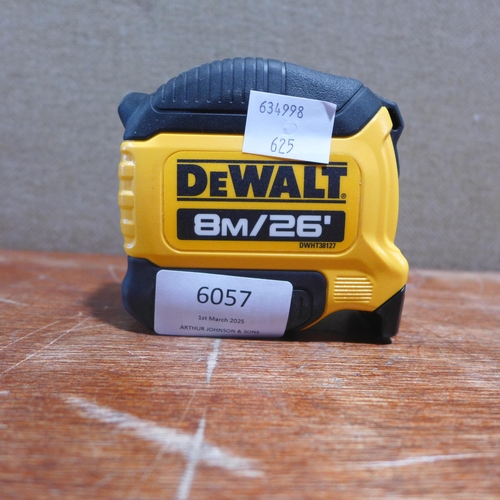 6057 - Yale padlocks and a Dewalt tape measure (353-616,625) *This lot is subject to VAT