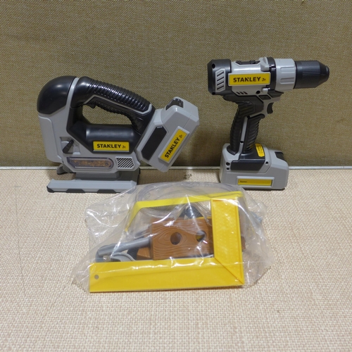 6142 - Kids Stanley power tool set (parts missing) (353-359) *This lot is subject to VAT