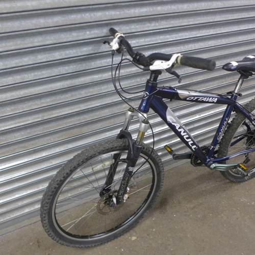 5108H - A Canull Ottowa ALu 6061 aluminium framed front suspension hardtail mountain bike with disc brakes