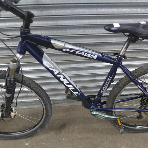 5108H - A Canull Ottowa ALu 6061 aluminium framed front suspension hardtail mountain bike with disc brakes