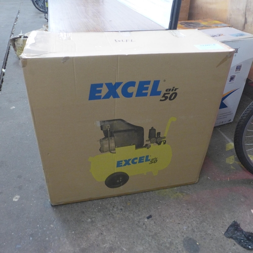 5117 - A boxed sample Excel Air 50, 50 litre air compressor  *This lot is subject to VAT