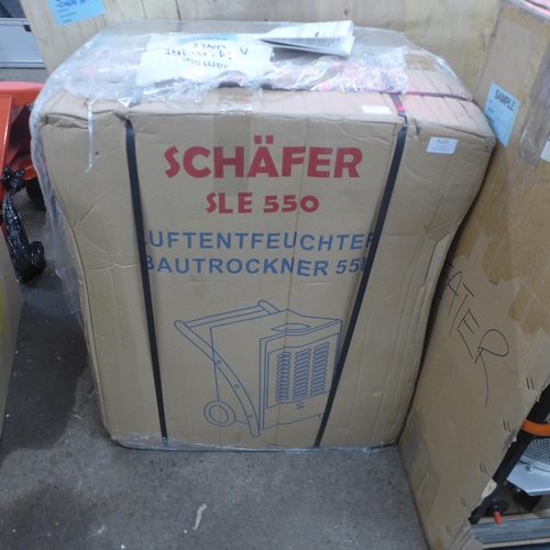 5123 - A boxed sample Schafer SLE550 industrial dehumidifier  *This lot is subject to VAT