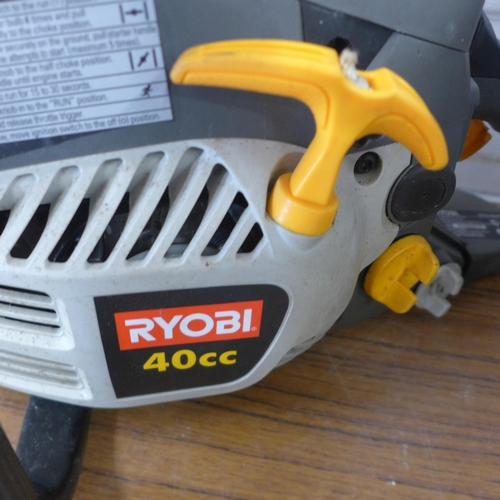 5137 - A Ryobi RCS-4046C petrol driven 40cc chainsaw, in case