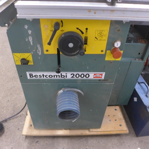 A Kity Bestcombi 2000 multi-purpose 240V woodworking saw bench