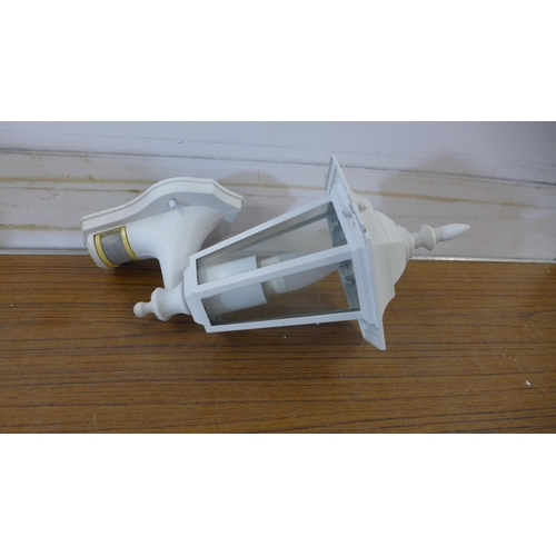 5177 - 2 microwave sensor outdoor lantern light fittings