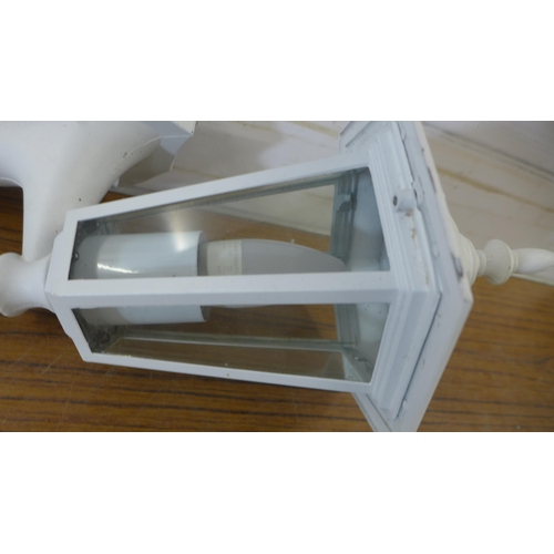 5177 - 2 microwave sensor outdoor lantern light fittings